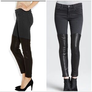J Brand Jeans
Minx Pistol Skinny Leather-Panel Jeans